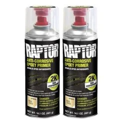 U-Pol Raptor 2K Aerosol Anti-Corrosive Epoxy Primer-Beige2pk