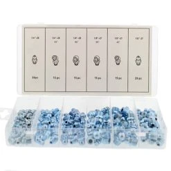 Hydraulic Grease Zerk Fitting 110-Piece Kit Straight, 90, 45 Degree ABN 0655-9329_PARENT