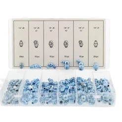 Hydraulic Grease Zerk Fitting 110-Piece Kit Straight, 90, 45 Degree ABN 0655-9329_PARENT -Injen Technology Shop abn 0655 3 large