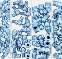 Hydraulic Grease Zerk Fitting 110-Piece Kit Straight, 90, 45 Degree ABN 0655-9329_PARENT -Injen Technology Shop abn 0655 5 large