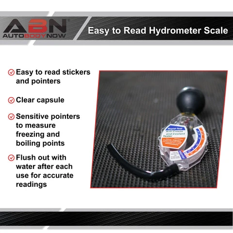 Deluxe Antifreeze Coolant Tester Hydrometer Tester Antifreeze Tester ABN 0773 5 Deluxe Antifreeze Coolant Tester Hydrometer Tester Antifreeze Tester ABN 0773 - Image 5