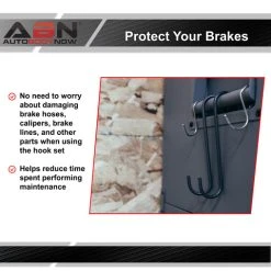 Brake Caliper Hanger Set Of 2 - Steel - Durable And Reusable ABN 1966 -Injen Technology Shop abn 1966 5 large
