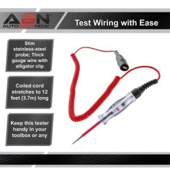 Wire Piercing Circuit Tester Test Light 6-12-24V Automotive Probe Tool ABN 4122 -Injen Technology Shop abn 4122 4 large