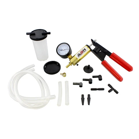 Brake Bleeder Kit Universal Vacuum Pump Bleeding Auto Service Set ABN 7300 1 Brake Bleeder Kit Universal Vacuum Pump Bleeding Auto Service Set ABN 7300