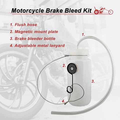 Motorcycle Brake Bleeder Kit - 16 Oz Manual Brake Bleeding Kit ABN 8124-8131_PARENT 4 Motorcycle Brake Bleeder Kit - 16 Oz Manual Brake Bleeding Kit ABN 8124-8131_PARENT - Image 4