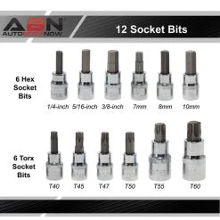 Disc Brake Service Set - 32pc Disc Brake Caliper Compression Tool Set ABN 819217 -Injen Technology Shop abn 819217 3 large