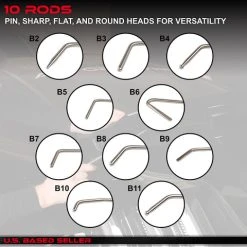 Paintless Dent Repair Rods With Tips - 20pc Repair Dent Removal Tools ABN 825416 -Injen Technology Shop abn 825416 3 large