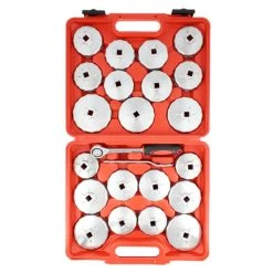 23 Piece Oil Filter Cap And 1/2” Inch Socket Wrench Removal Tool Set ABN 9625