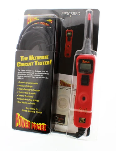 Power Probe 3 III Circuit Tester - PP3CS In Red - Voltmeter 1 Power Probe 3 III Circuit Tester - PP3CS In Red - Voltmeter