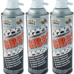 Gibbs Brand Lubricant, Penetrating Oil, Multi Purpose, Metal Protector (3 X12oz)