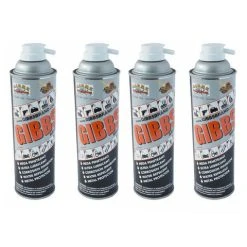 Gibbs Brand Lubricant, Penetrant, Water Repellent, 12 Oz Spray Can, Set Of 4