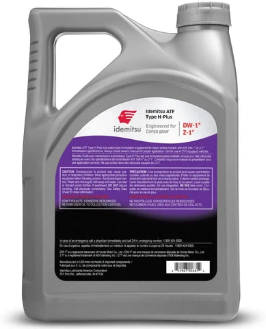 Idemitsu 30040090-95300C020 ATF Type H-Plus Automatic Transmission Fluid-5 Quart 2 Idemitsu 30040090-95300C020 ATF Type H-Plus Automatic Transmission Fluid-5 Quart - Image 2