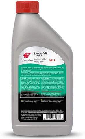 Idemitsu CVT Type N3 (NS-3) Transmission Fluid For Nissan - 1 Quart 2 Idemitsu CVT Type N3 (NS-3) Transmission Fluid For Nissan - 1 Quart - Image 2