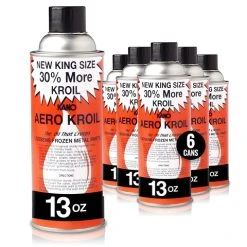 Kano Kroil Penetrating Oil (Aerokroil), 13 Oz. Aerosol, Pack Of 6