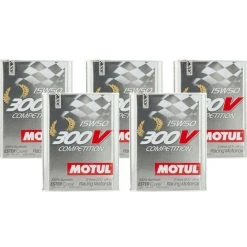 Motul 300V COMPETITION 15W50 10L Fully Synthetic Racing Engine Motor Oil 5 X 2L
