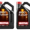 Motul 8100 X-POWER 10W60 - 10 Liters - Fully Synthetic Engine Motor Oil 2 X 5L