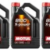 Motul 8100 X-POWER 10W60 - 15 Liters - Fully Synthetic Engine Motor Oil 3 X 5L