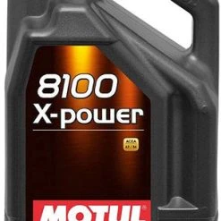 Motul 8100 X-Power 10W-60 Synthetic Oil 5 Liters (106144), 5. Liters