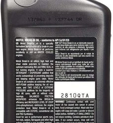 Motul 2810QTA 10W-40 Break-in Oil - 1 Quart Bottle