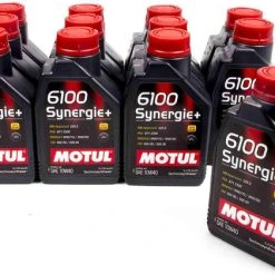 Motul 102781-12 6100 Synergie 10W-40 Oil, (Case Of 12)