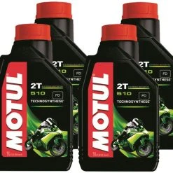 Motul 104028-CS 510 2T Premix Synthetic Blend, 4 Pack 33.81 Fluid_Ounces