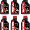 Motul 104034 Set Of 6 710 2T Motor Oil 1-Liter Bottles