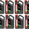 Motul 104076 Set Of 8 5100 4T 10W-50 Motor Oil 1-Gallon Bottles