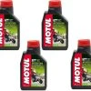 Motul 105880-CS Scooter Expert 2T Oil, 4 Pack (1 L), 33.81 Fluid_Ounces
