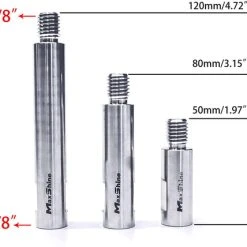 Maxshine Rotary Polisher Extension Shaft Set-Thread: 5/8" -Injen Technology Shop mxshn 7015812 3 large