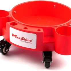Maxshine Rolling Bucket Dolly (Red) -Injen Technology Shop mxshn 702307 3 large