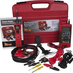 Power Probe Professional Electrical Test Kit - Red (PPROKIT01) Inc III W/PPDMM