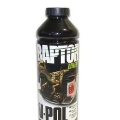 U-POL 0824 Raptor Black 1.7 VOC Truck Bed Liner - 1 Liter Upol