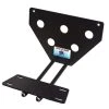 STO N SHO Sto-N-Sho 36 Quick Release Removable Front License Plate Bracket Black Aluminum