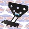 STO N SHO Sto-N-Sho 58 Quick Release Removable Front License Plate Bracket Black Aluminum