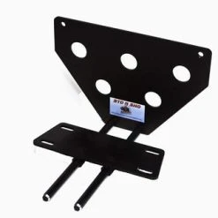 STO N SHO Sto-N-Sho 64 Removable Front License Plate Bracket, Black Aluminum