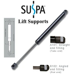 SUSPA® C16-12105 12" Gas Springs, 65 Lbs, Set Of 2