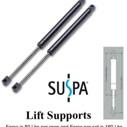SUSPA® C16-10944 Gas Springs, Set Of 2