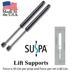 SUSPA® C16-11028 Gas Springs, Set Of 2