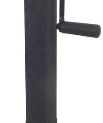 Trailer Valet Blackout Series 7K Side Wind Direct Weld Jack 15"