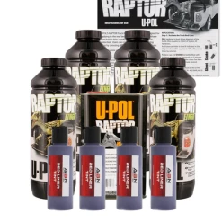 U-POL Raptor Tintable Bright Purple Bed Liner & Texture, 4 Liters Upol
