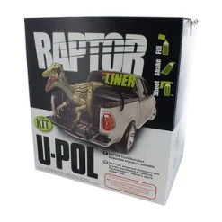 U-POL Raptor Tintable Truck Bed Liner 4 Liter Kit W/Light Green Color Tint Pouch 1.5oz